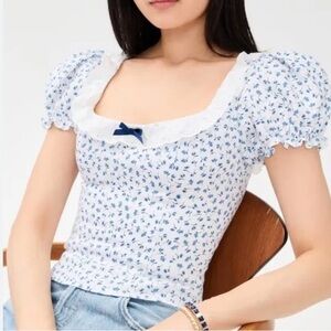 NWT • Reformation Alice linen top in Hanna
